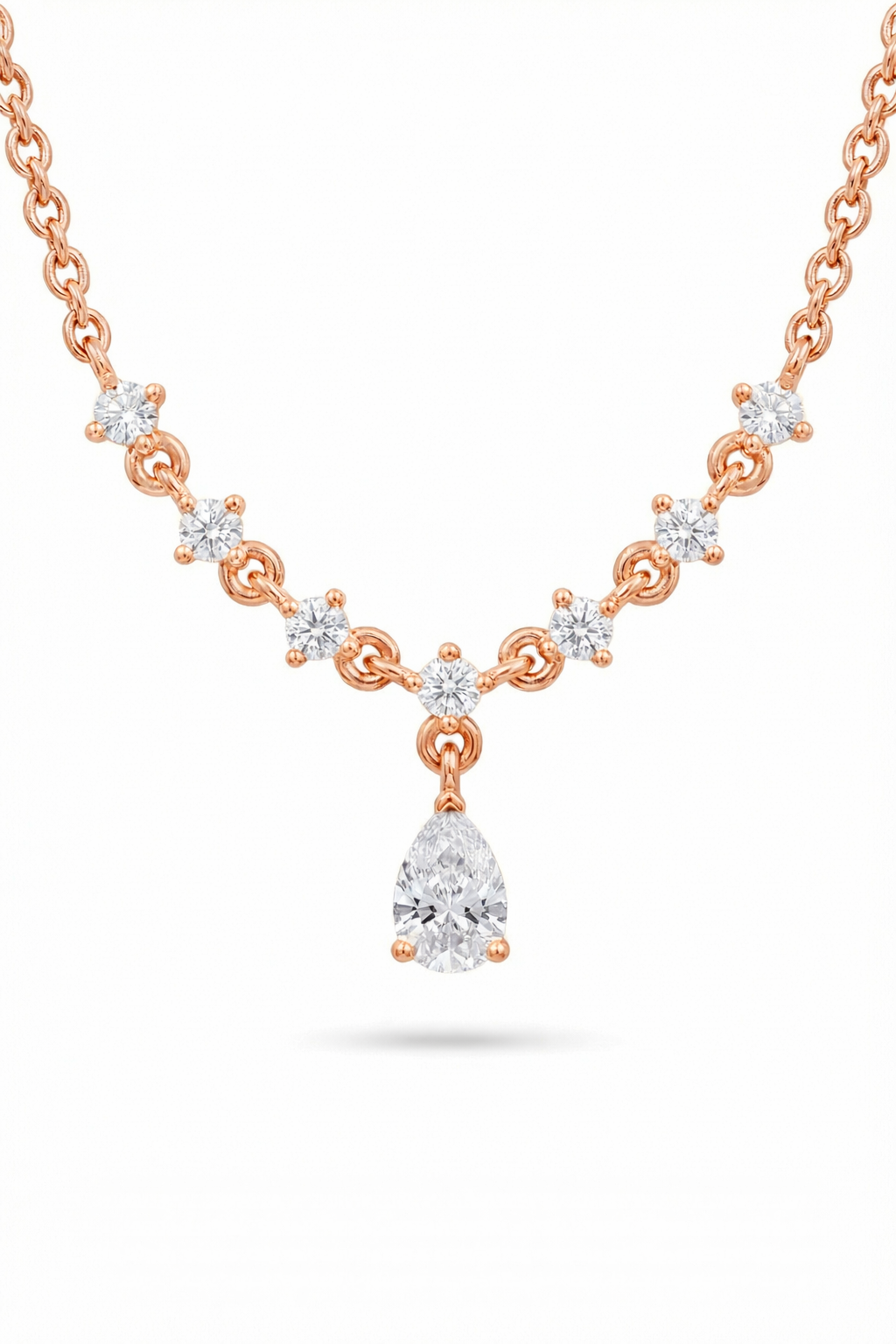 The Rain | Pear-Drop Rhythmic Necklace