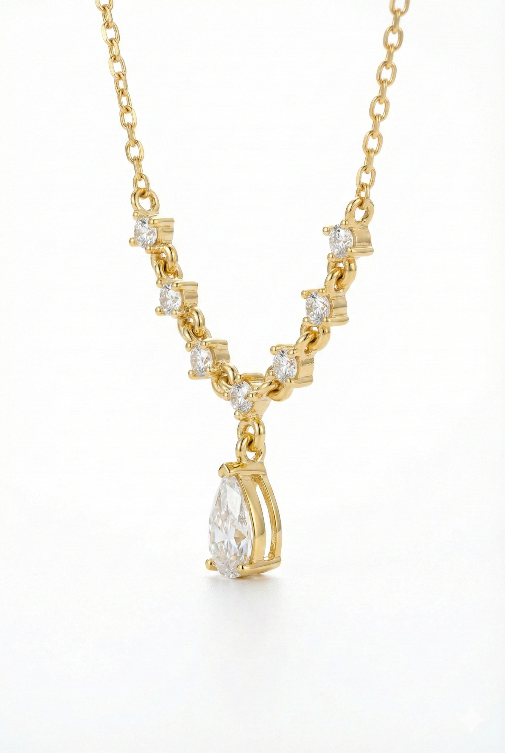 The Rain | Pear-Drop Rhythmic Necklace