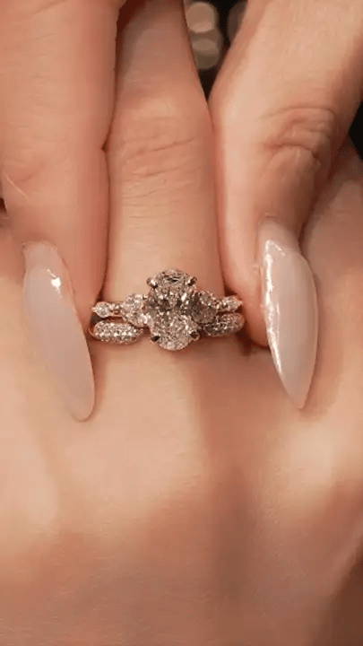 The Reef | Oval Cluster "Bubble" Ring