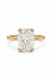 The Pillow | Elongated Cushion Solitaire Ring
