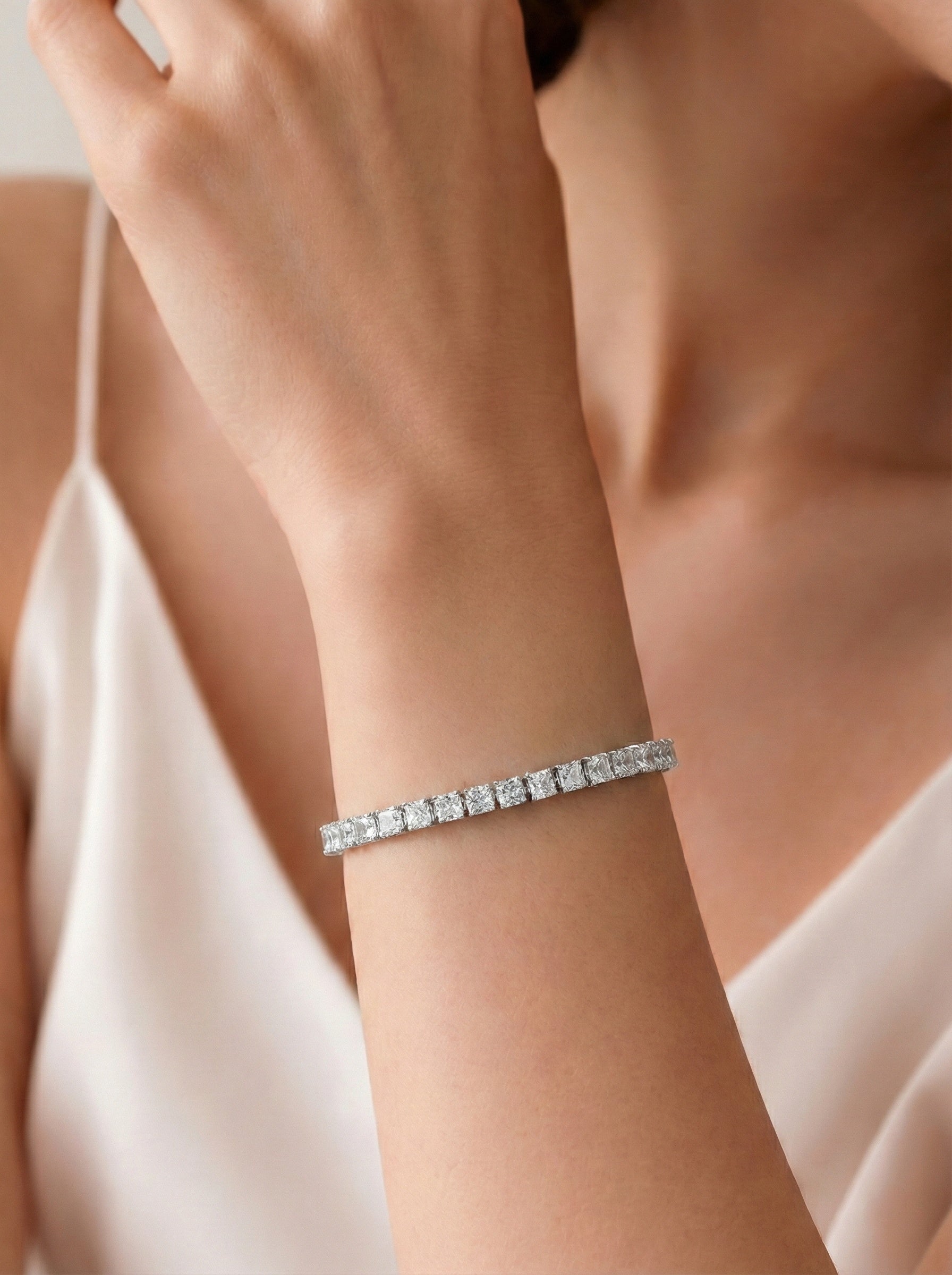 The Gallery | Elongated Radiant Cut Bracelet