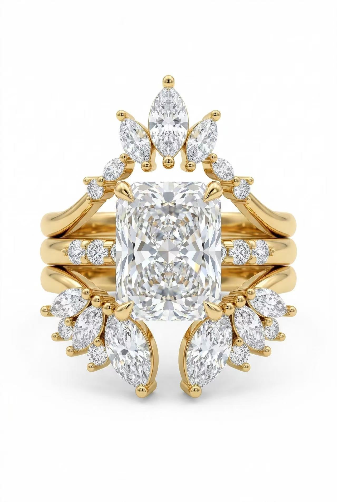 The Vision | Radiant-Cut & Marquise Winged Suite