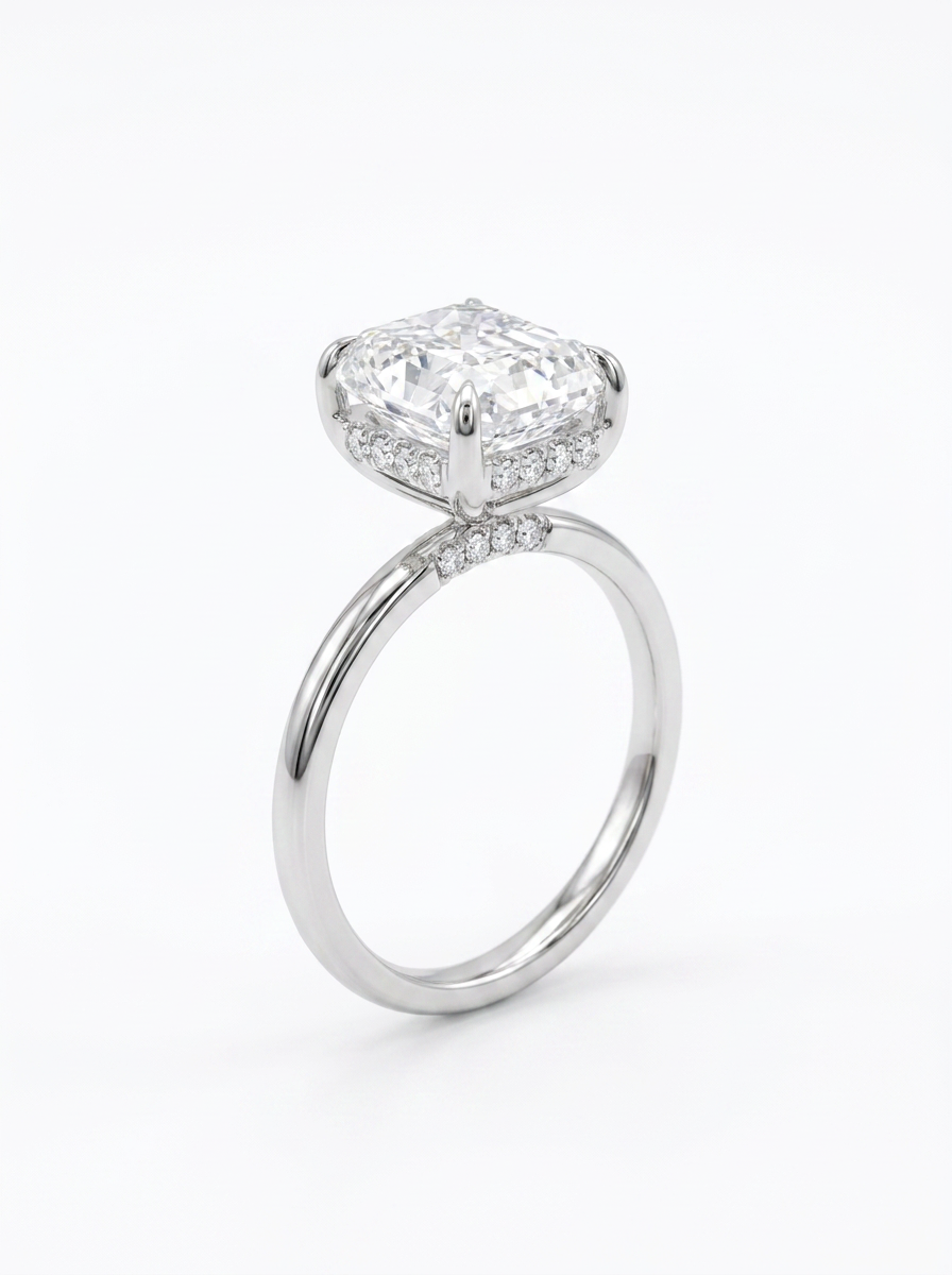 The Prism | Square Radiant Diamond Solitaire