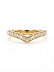 The Wish | Diamond Chevron Ring