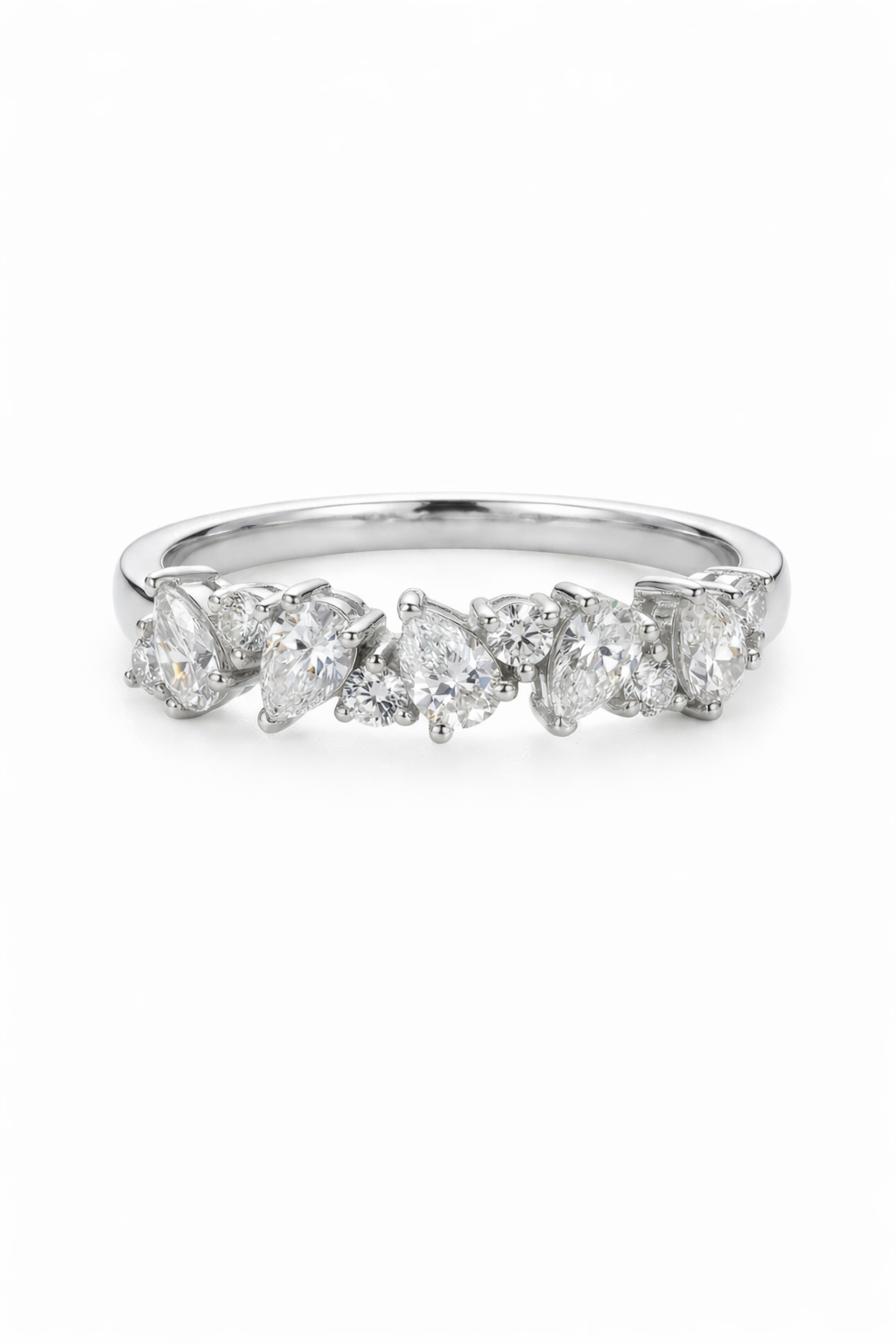 The Glissando | Rhythmic Pear & Round Cluster Band