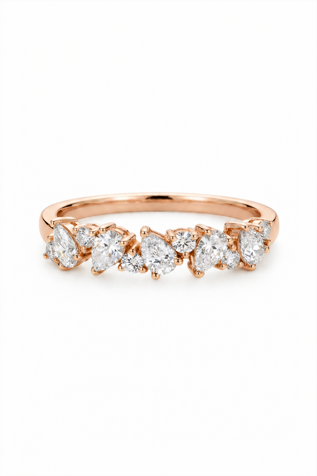 The Glissando | Rhythmic Pear & Round Cluster Band