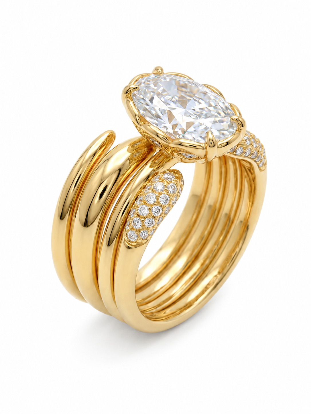 The Cocoon | Sculptural Quad-Layered Stack