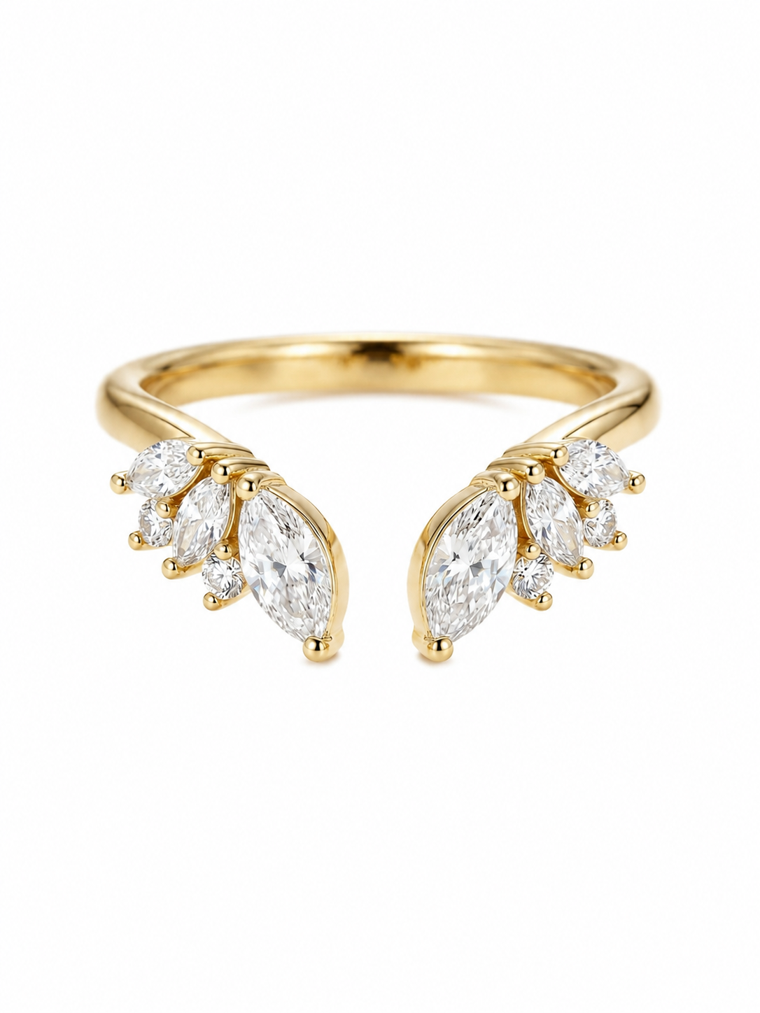 The Phoenix Stack | Marquise Wing & Oval Solitaire