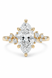 The Almond | Marquise Diamond Cluster Ring