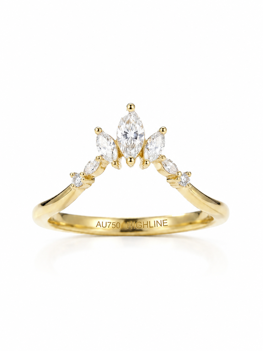 The Phoenix Stack | Marquise Wing & Oval Solitaire