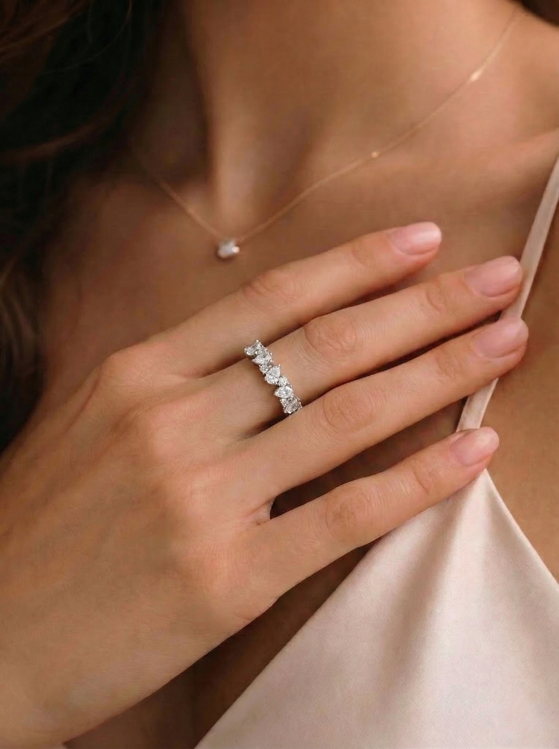 The Glissando | Rhythmic Pear & Round Cluster Band