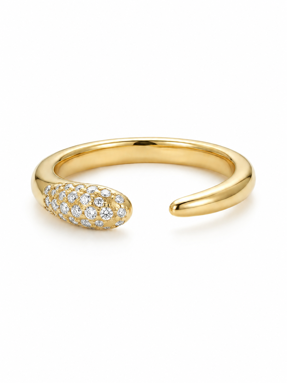 The Capri | Bold Gold Radiant Ring
