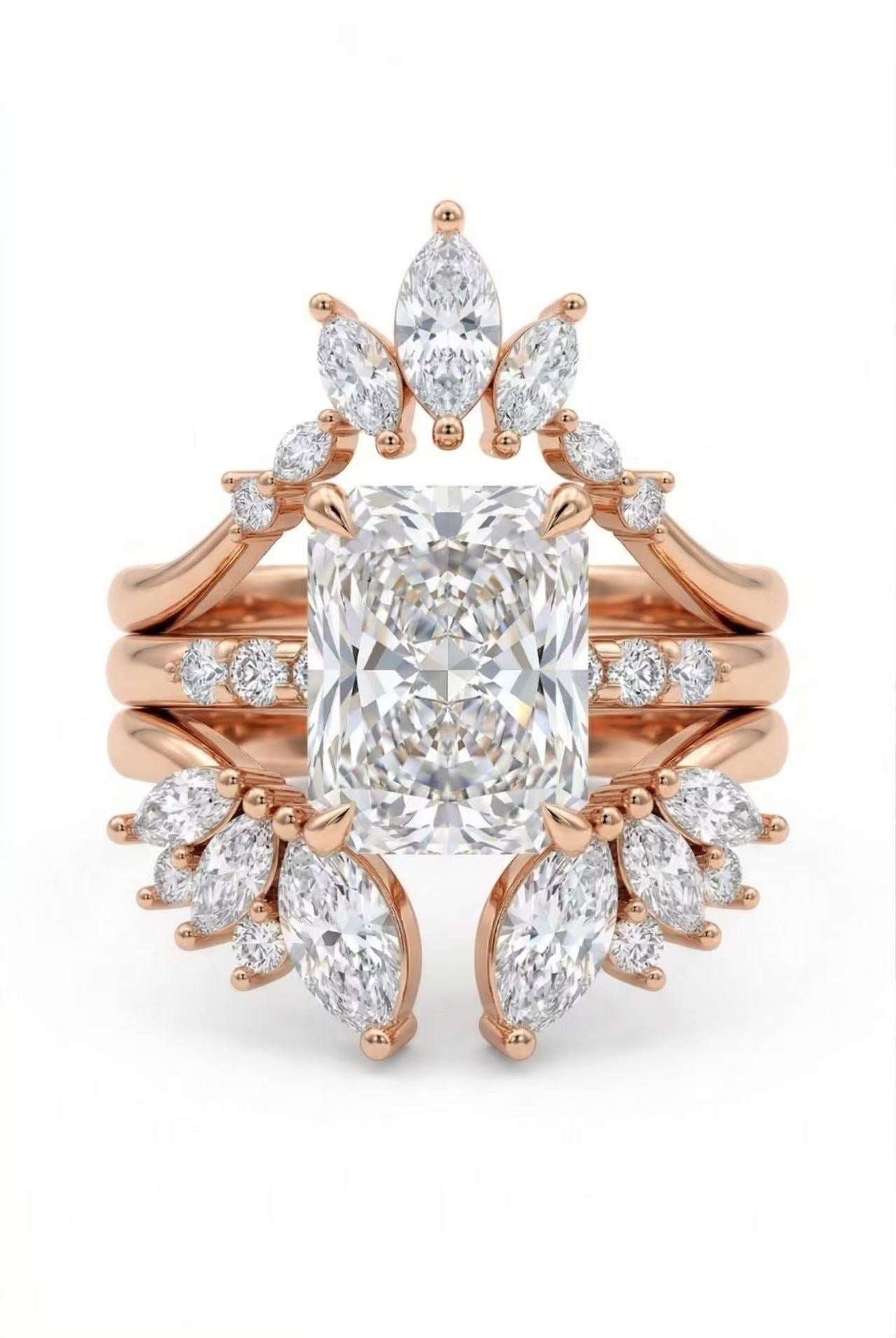 The Vision | Radiant-Cut & Marquise Winged Suite
