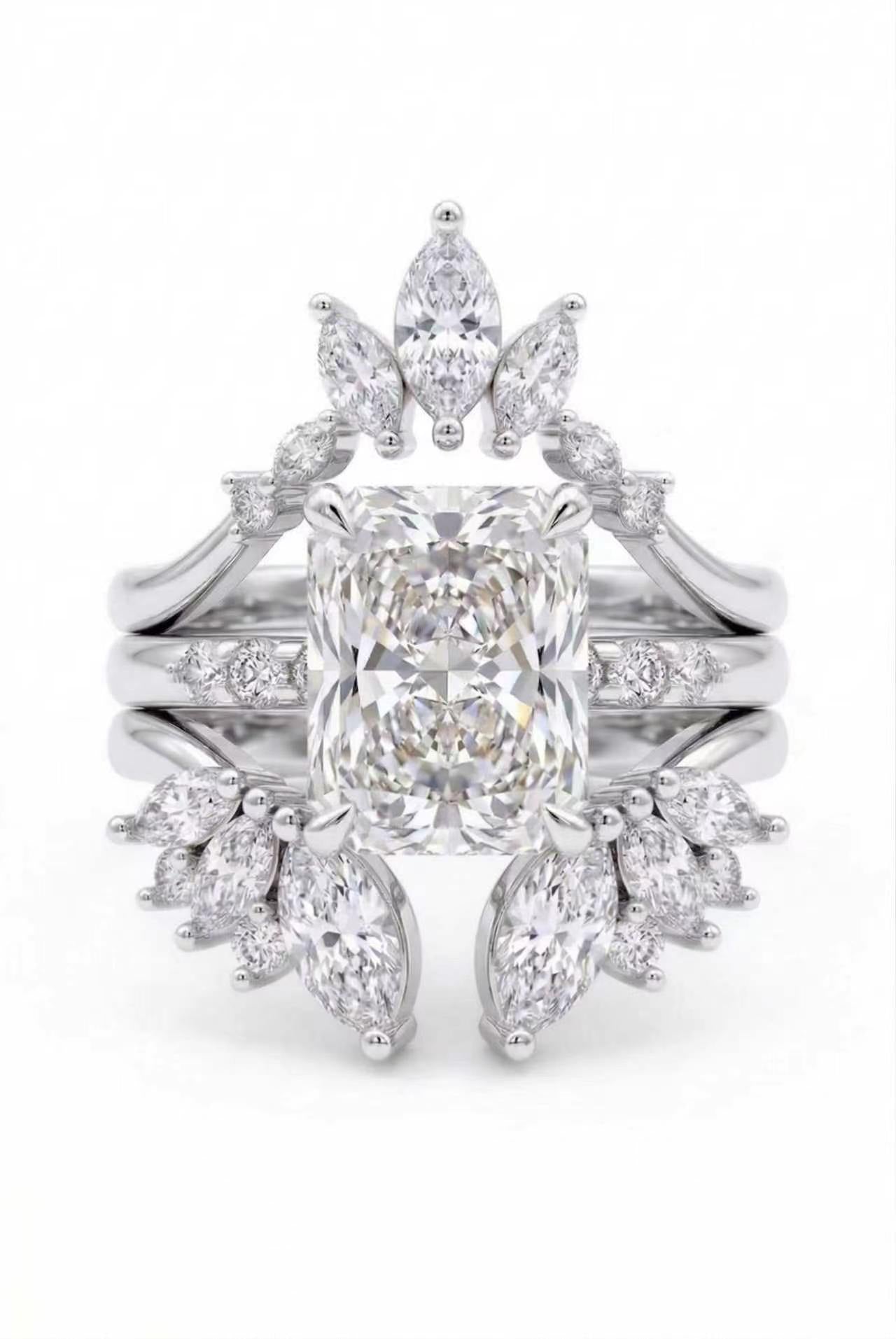 The Vision | Radiant-Cut & Marquise Winged Suite
