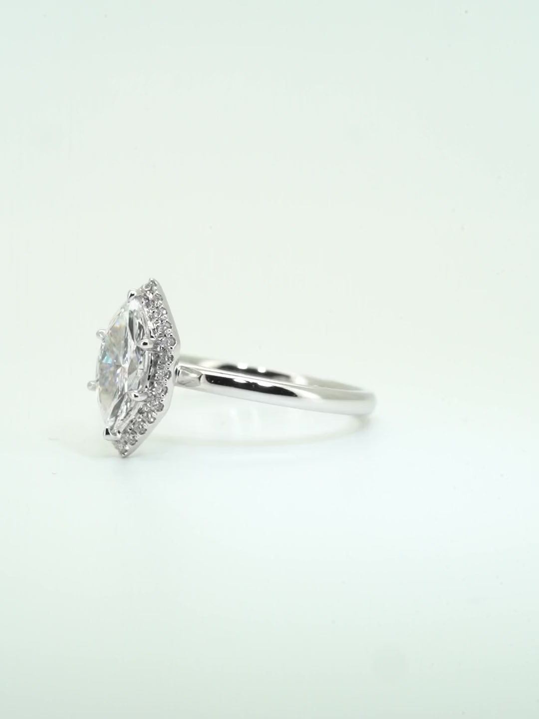 The Marquise Crown Suite | Two-Piece Marquise Ring Jacket Bridal Set video