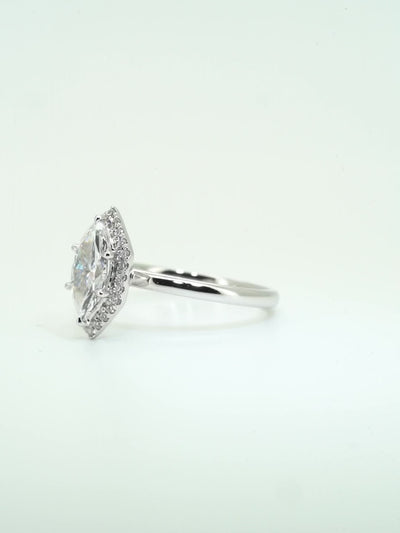 The Marquise Crown Suite | Two-Piece Marquise Ring Jacket Bridal Set video