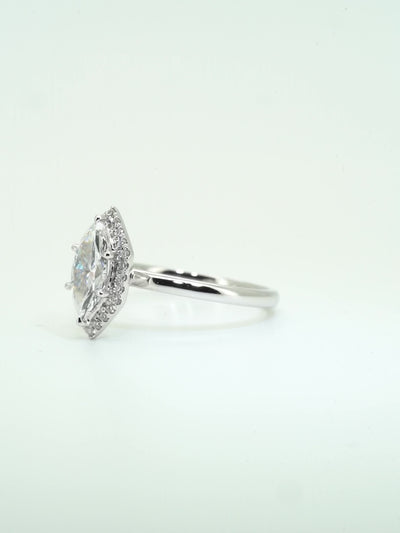 The Marquise Halo diamond ring video