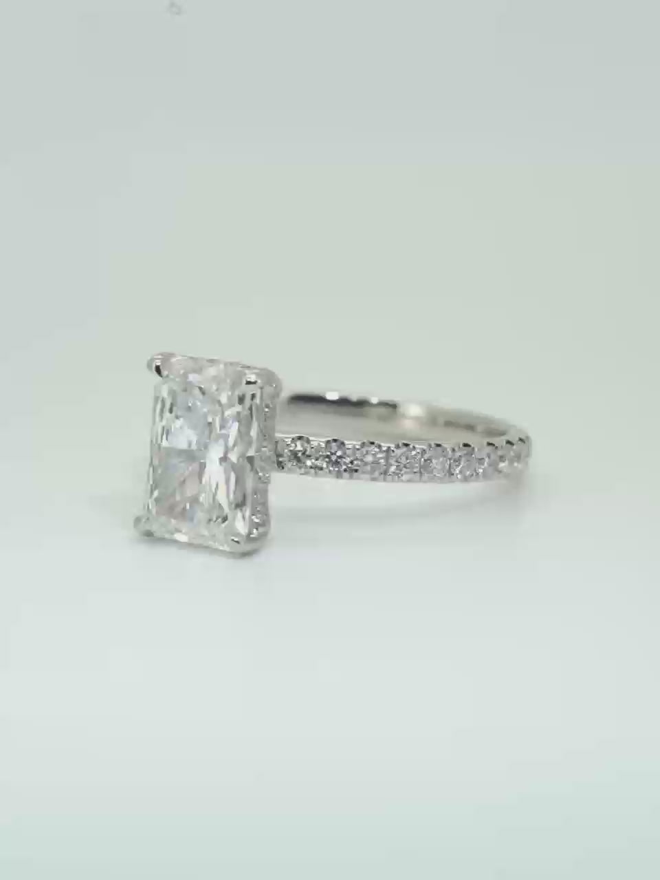 The Radiant Pave | Classic Diamond Engagement Ring video