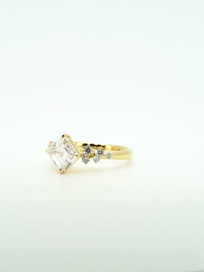 The Asscher Cluster | Kite-Set Diamond Ring video