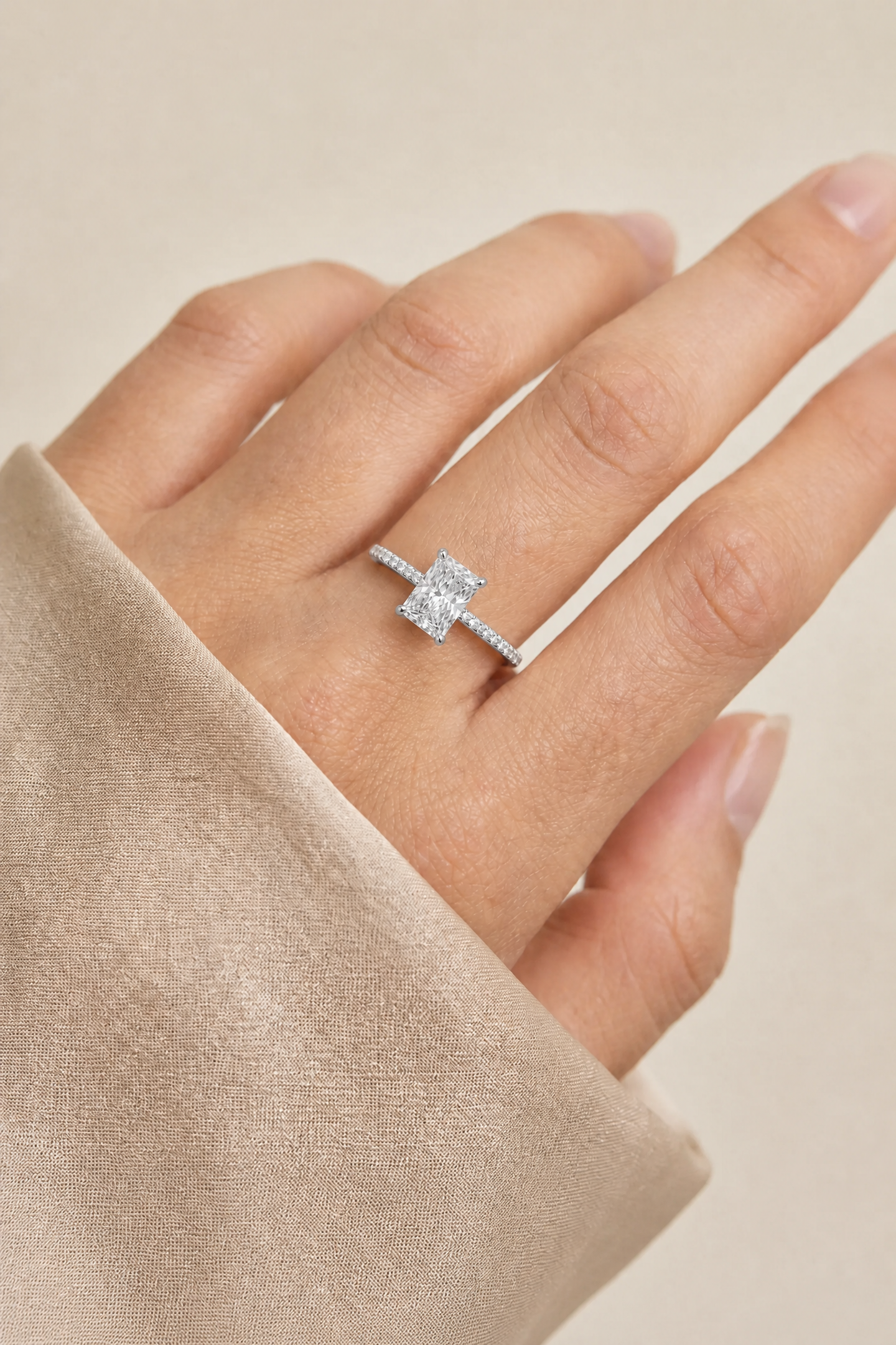 The Radiant Pave | Classic Diamond Engagement Ring